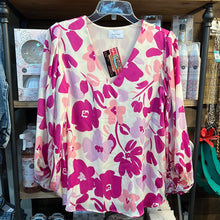 Load image into Gallery viewer, Satin Floral Top
