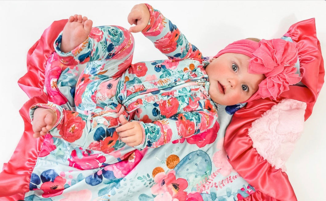 Aqua Blossom Zippee