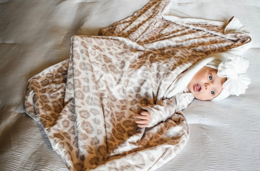 Muted Leopard Blanket