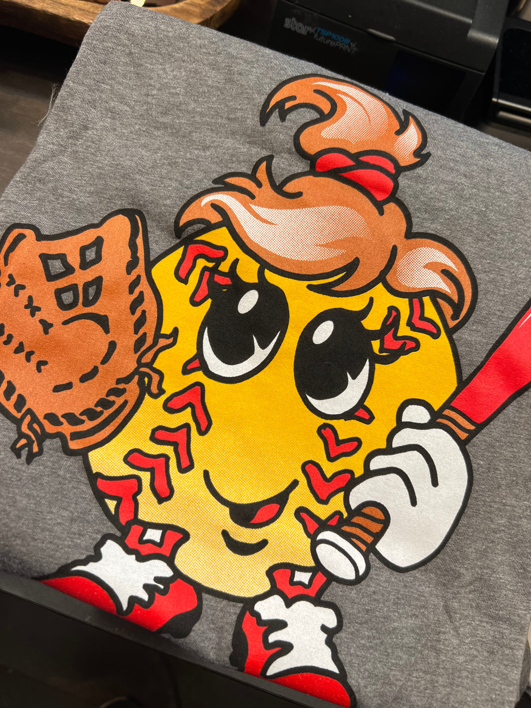 Happy Softball Gal Tee